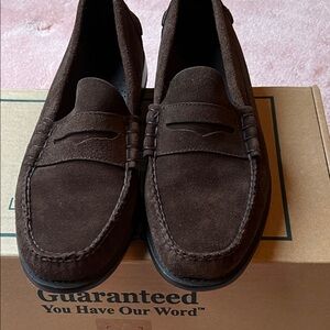 L.L. Bean Dark Brown Suede Loafers